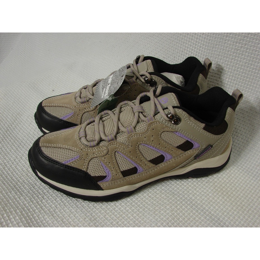 New Magellan Outdoors Size 9 Sonora Pass Low Hiking Shoes Brown Purple Gorpcore